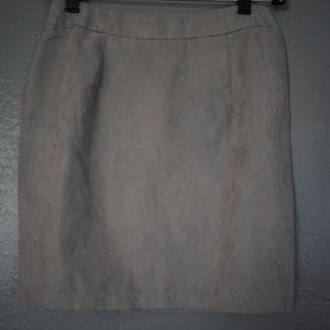 Gray a-line skirt